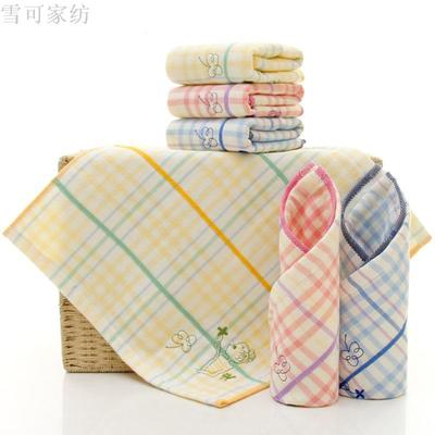 纱布毛巾双层纯棉日系简约云梦闲情方巾