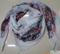 厂家直销——巴厘纱印花方巾，海量供应，品质保证