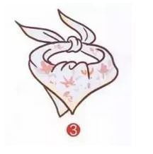 方巾双层三角结系法与时尚搭配技巧